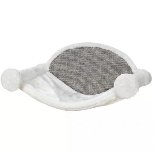 Cama de parede para gatos na cor creme