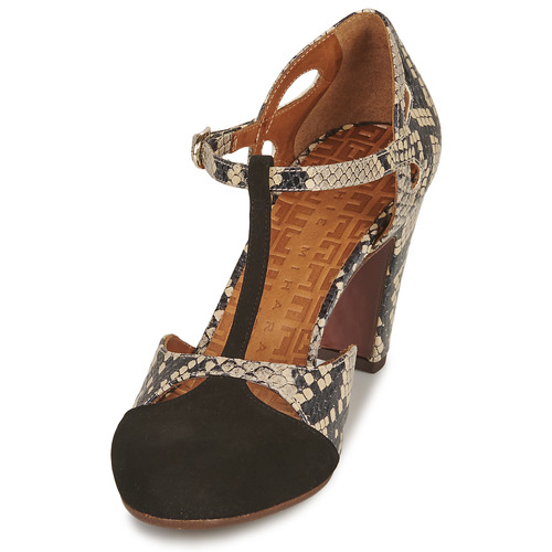 Chie Mihara - KUNA - Noir / Beige