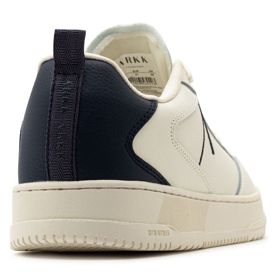 ARKK Chaussures Visuklass Leather Stratr65 - Blanc/Bleu Marine Femme