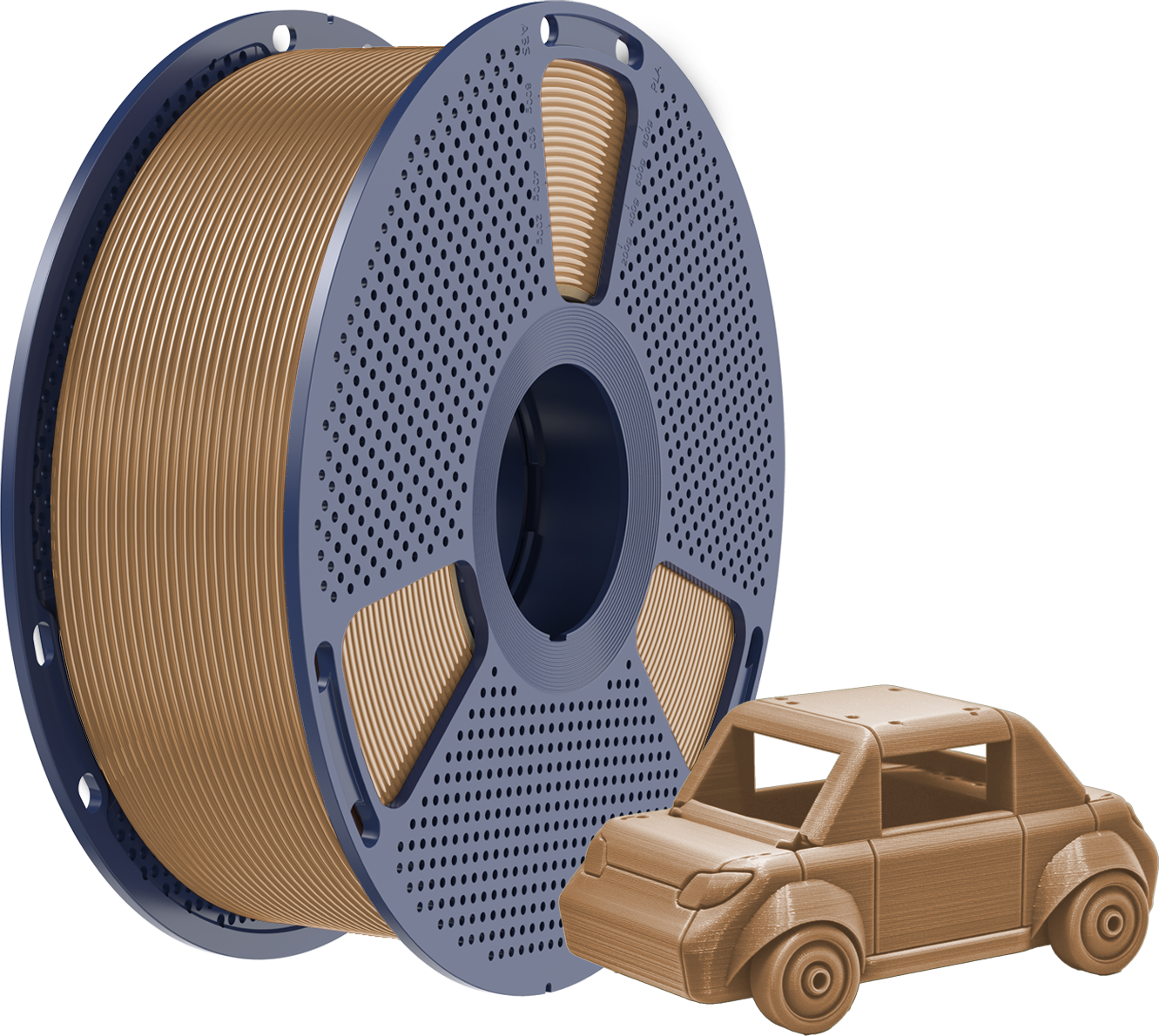 SUNLU  PETG Chocolate, 1,75 mm / 1000 g    Zähes, leicht zu druckendes PETG Filament