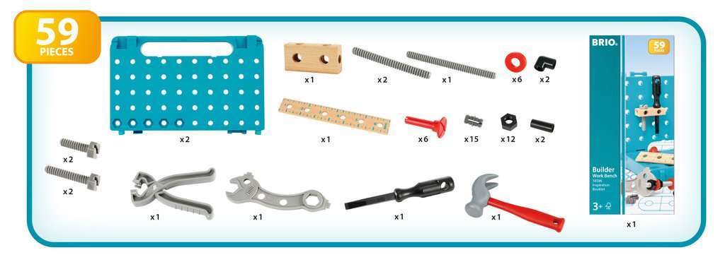 BRIO Spiel Builder Werkbank-Koffer