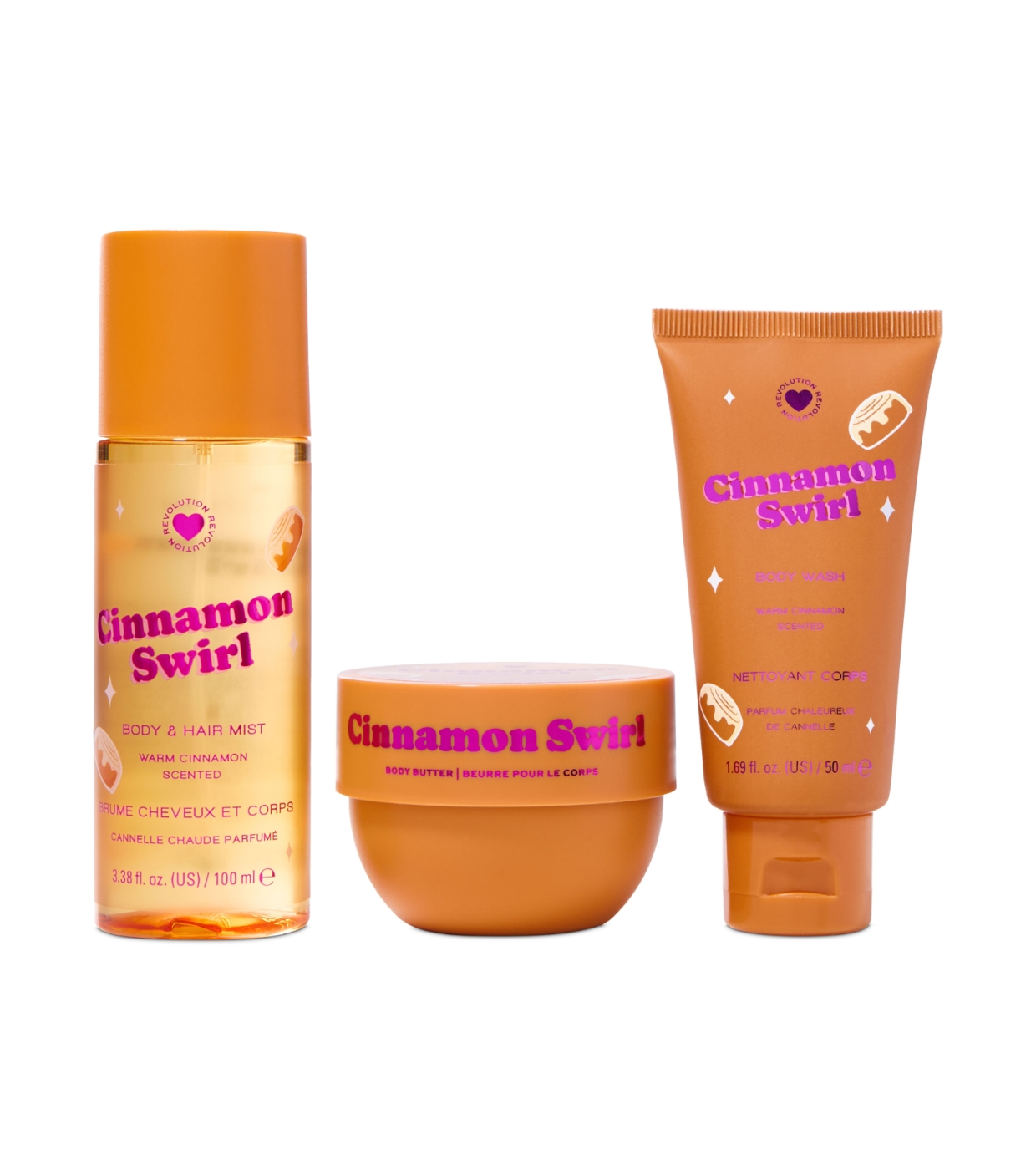 I Heart Revolution - Conjunto de Presente Corporal - Cinnamon Swirl