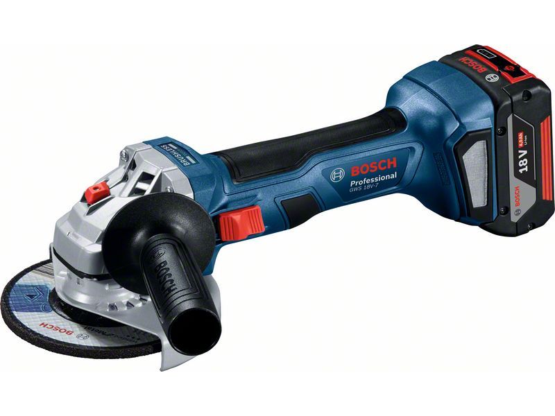 Bosch Professional Akku-Werkzeugset 18 V Combo Kit Set bestehend aus Akku-Bohrschrauber, Akku-Winkelschleifer und Akku-Bohrhammer mit SDS plus