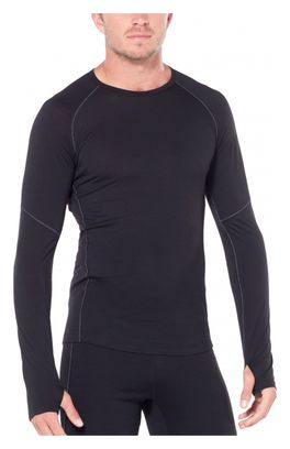 Maillot Manches Longues Icebreaker 150 Zone Crewe Noir