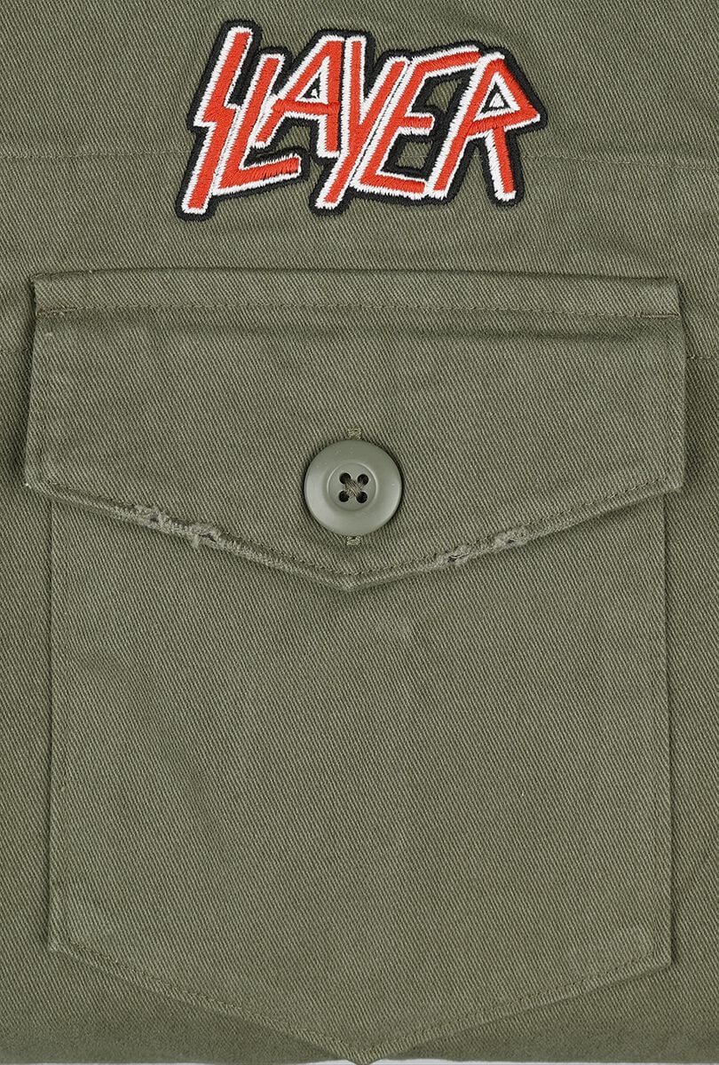 Amplified Collection  Military Shirt - Shacket | Slayer Chemise manches longues