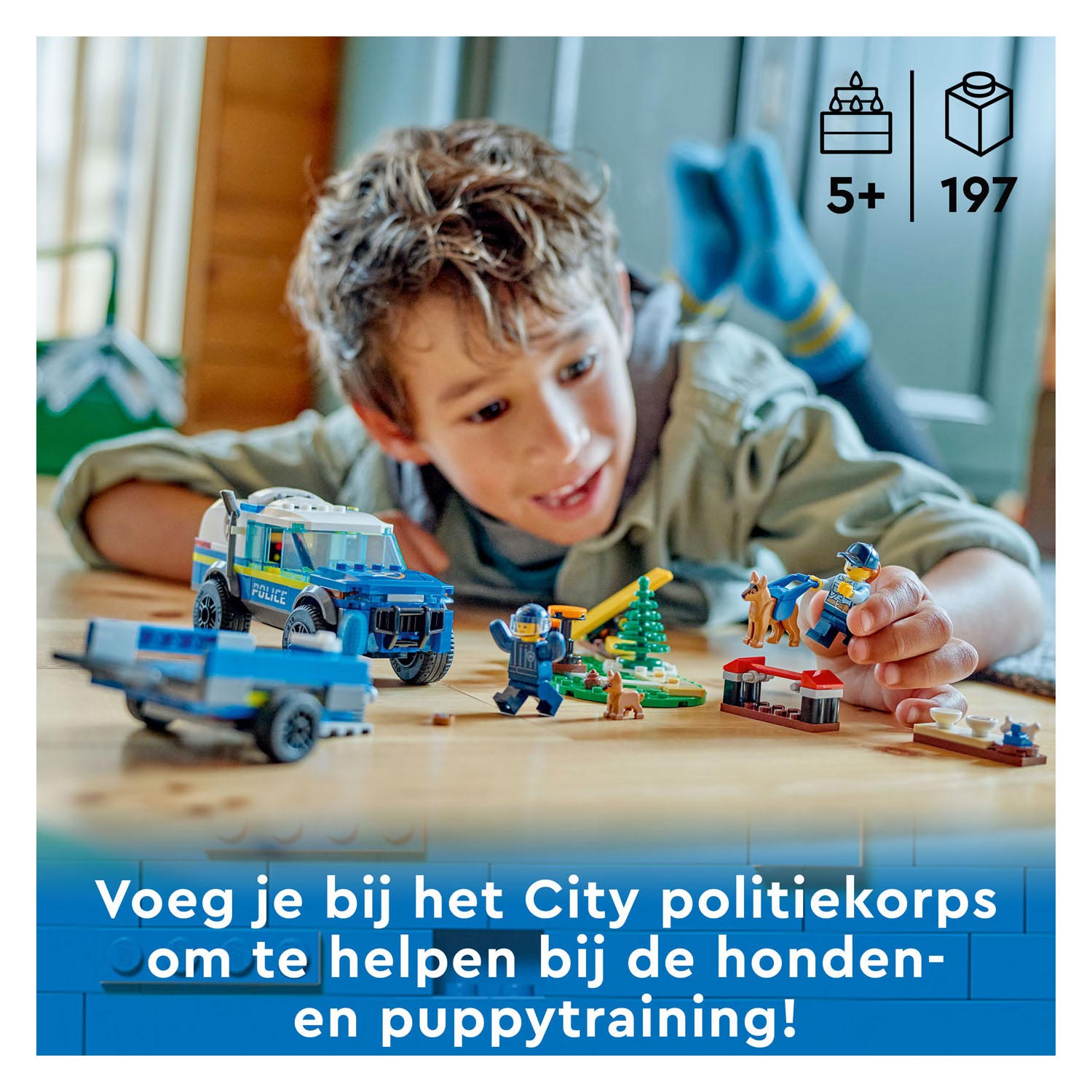 LEGO City 60369 Mobiele Training voor Politiehonden