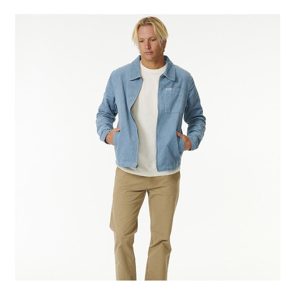 Rip Curl SURF REVIVAL CORD - Veste Homme dusty blue