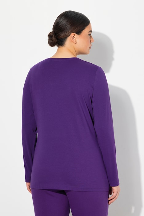 Shirt, Slim, Rundhalsausschnitt, Langarm