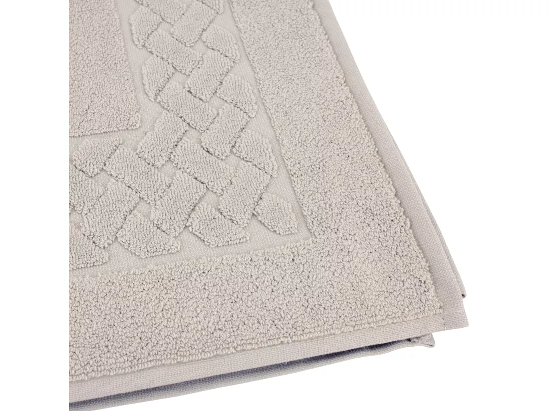 Tapis de bain 50x80 cm ROYAL CRESENT Gris Craie 850 g/m2