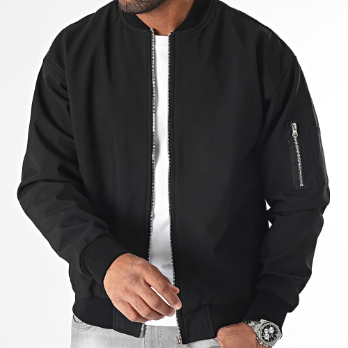 Veste Bomber Oversize Large 0260 Noir