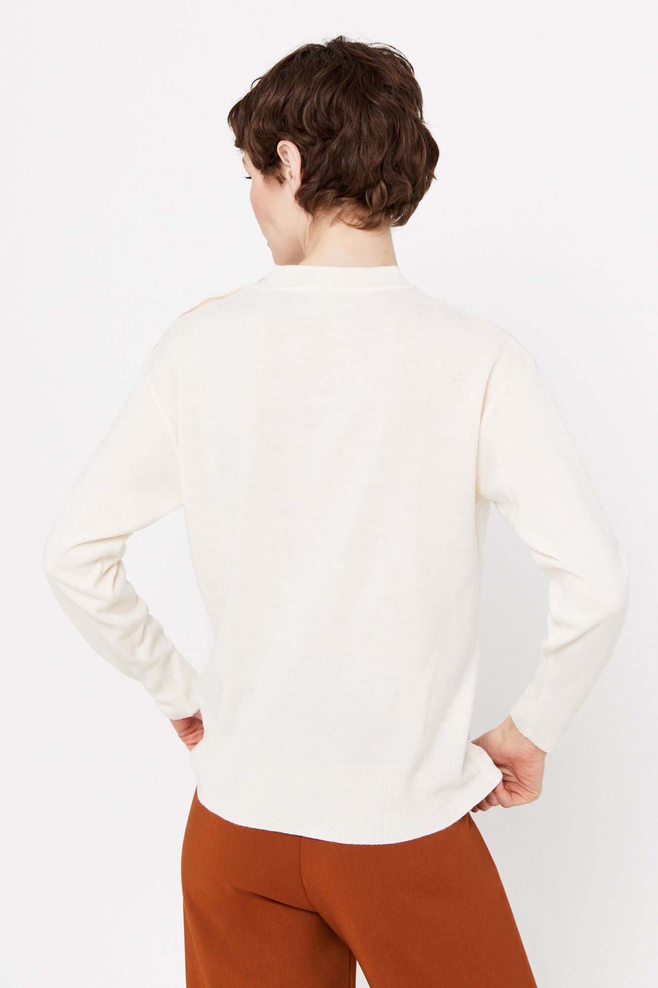 Jersey tacto suave - Marfil