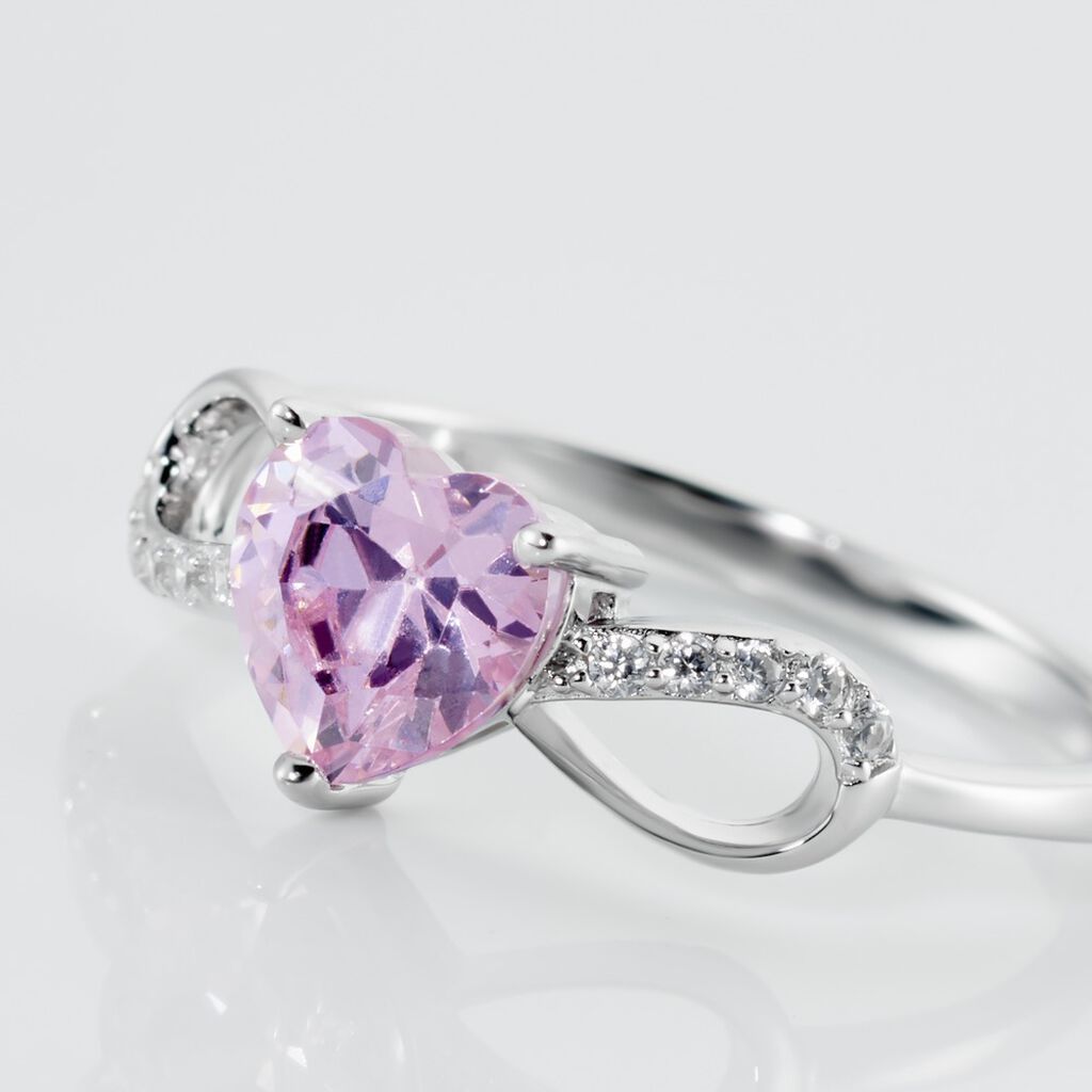 Bague Argent Blanc Atieno Oxyde De Zirconium