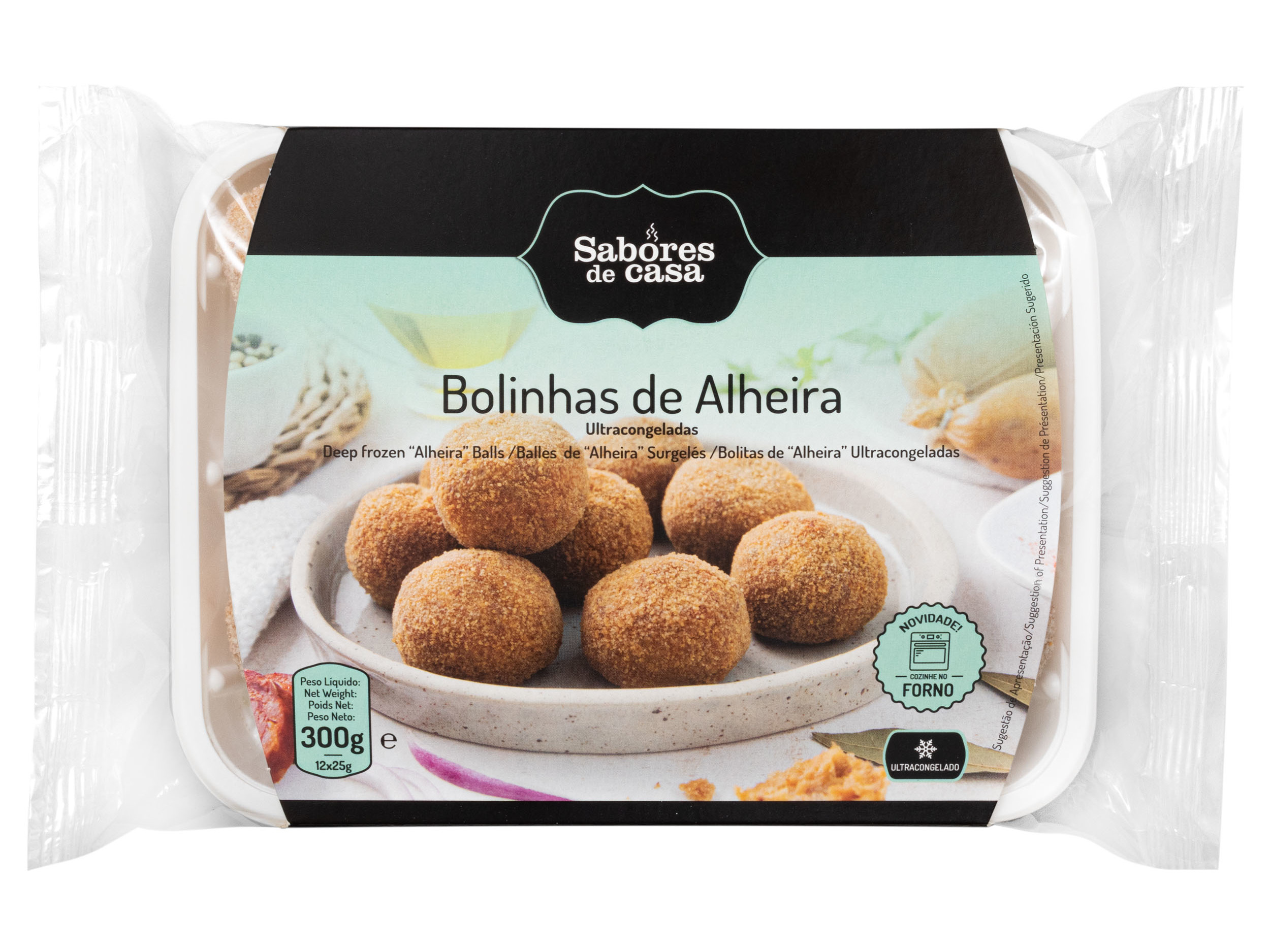 BOLINHAS DE ALHEIRA SABORES DE CASA PARA FORNO 300G