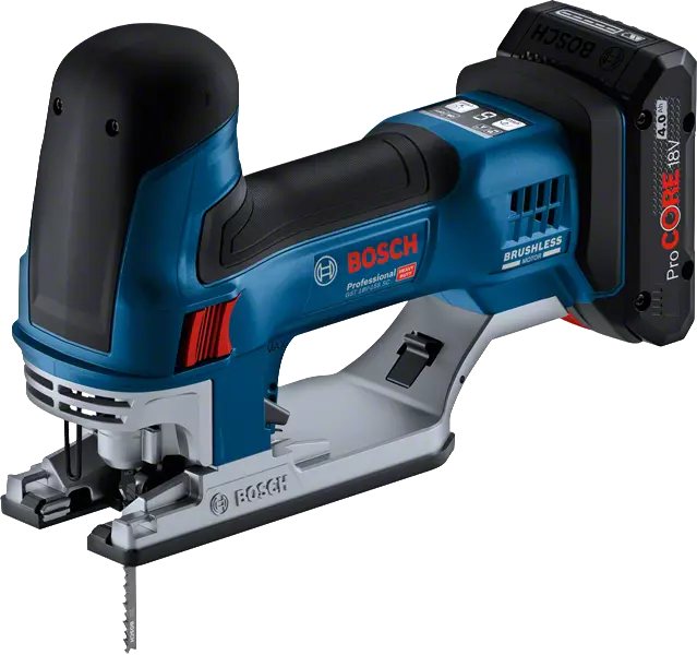 BOSCH COMBI-KIT 4 18V TOOLS: GSR 18V-90C + GKT 18V-52GC + GST 18V-155 SC+ GEX 18V-125 + 1 4.0 AH BATTERY (PROCORE) + 2 5.5 AH BATTERIES (PROCORE) + GAL 1880CV ( L)PROFESSIONAL