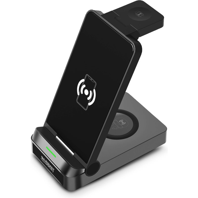 Urban Factory SWC40UF chargeur d'appareils mobiles Universel Noir USB Recharge sans fil Charge rapide Intérieure