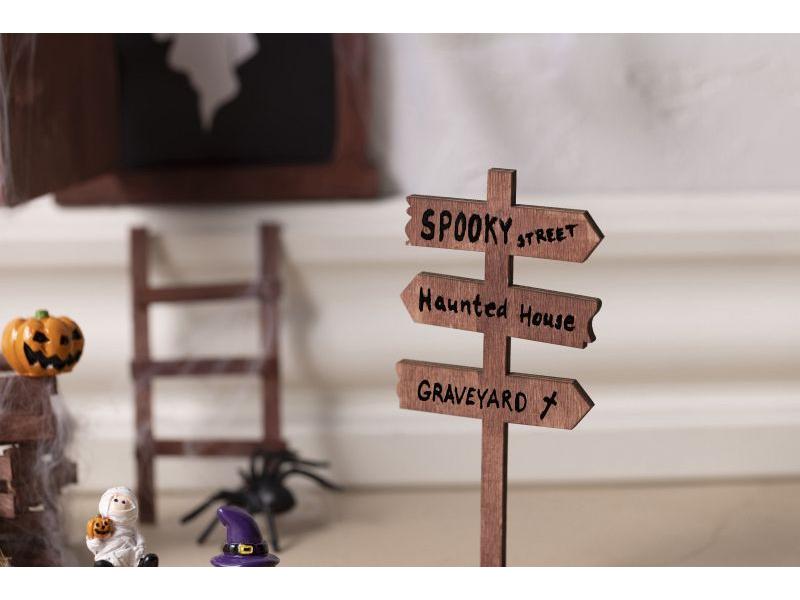 Creativ Company Bastelset Halloween Wichteltür 12-teilig Kreative Halloween-Basteleien