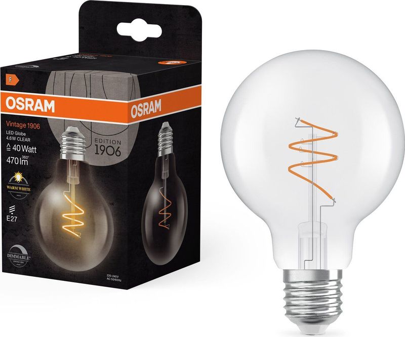 Decoratieve LED-Lamp - Helder Glas - Dimbaar - Warm Wit Licht