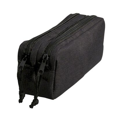 Trousse rectangulaire School 2 compartiments - noir - Carpentras