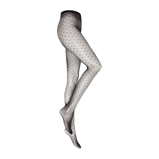 Wolford Diamond Net Strømpebukser, Sort, XL