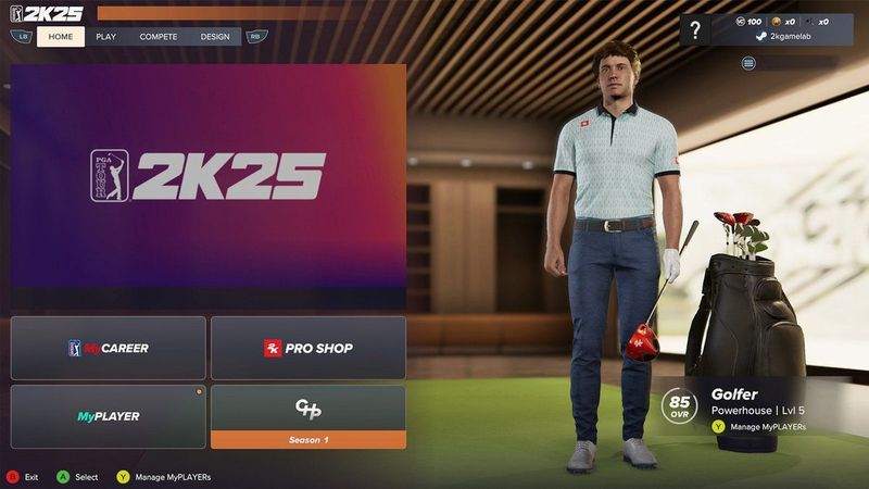 Playstation - PGA Tour 2K25 - Game - PS5