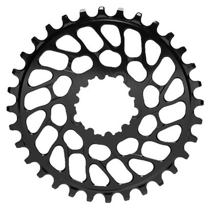 Plateau Rond Narrow Wide AbsoluteBlack Mono Direct Mount Super Boost Chainring pour Manivelles Sram 12 V Noir