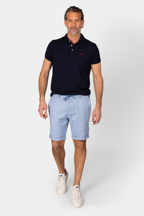 NZA blauwe heren polo