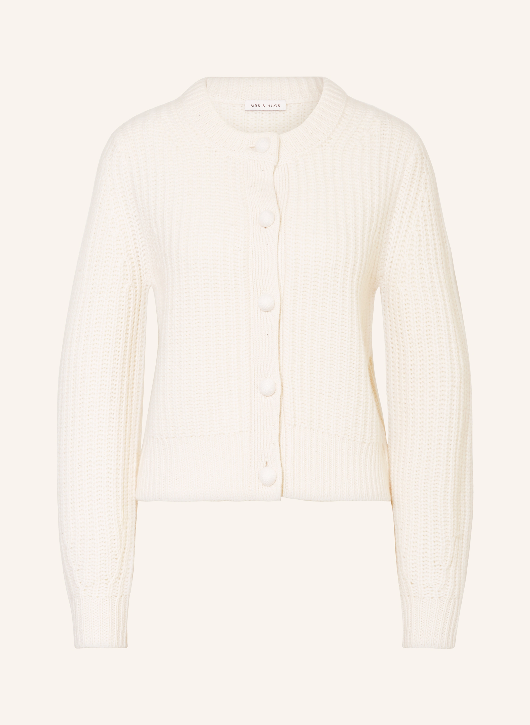 MRS & HUGS Cashmere-Strickjacke mit Pailletten