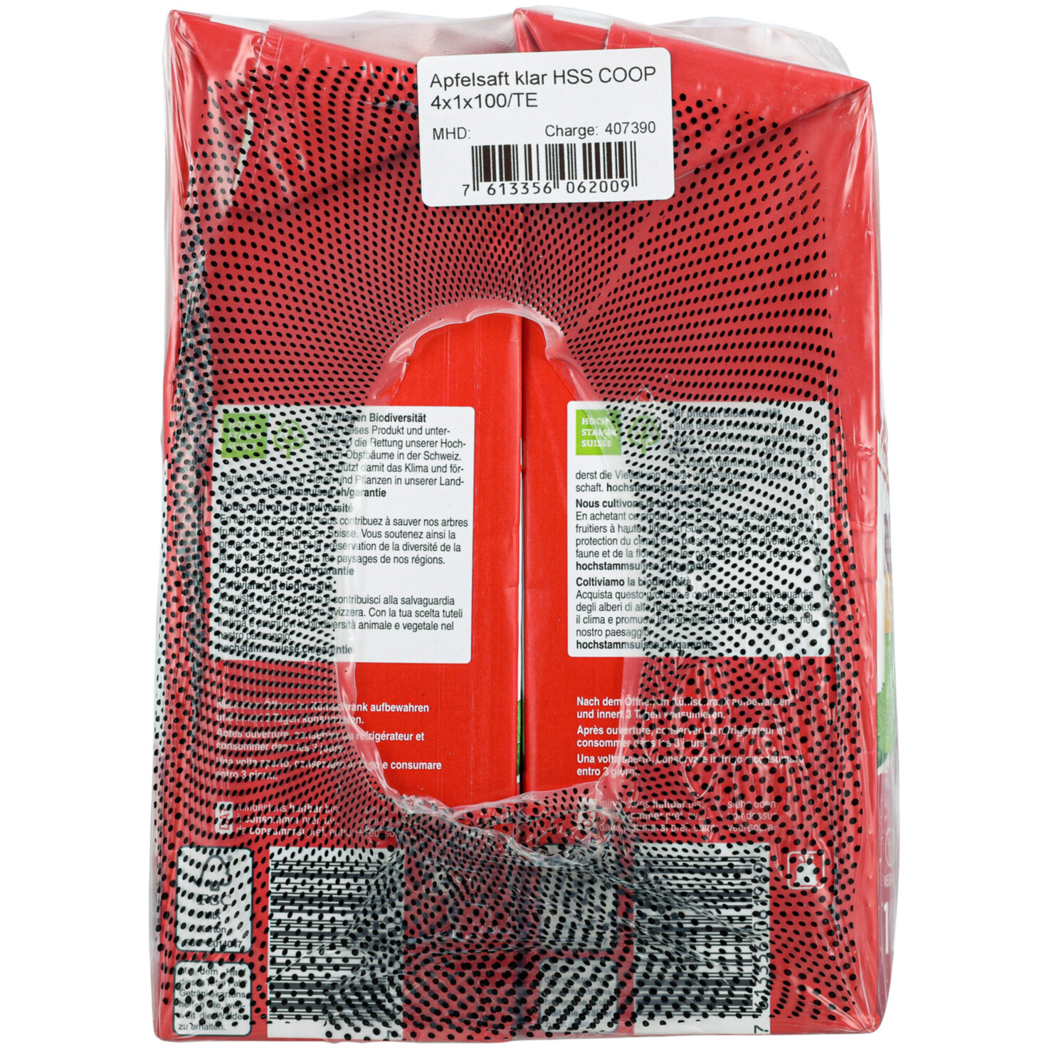 Apfelsaft klar 4x1l