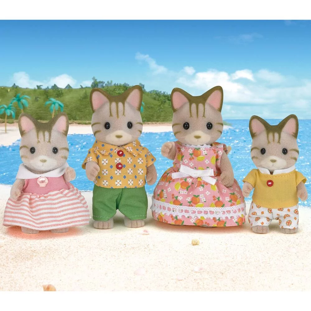 FAMILLE CHAT TIGRE - SYLVANIAN FAMILLES