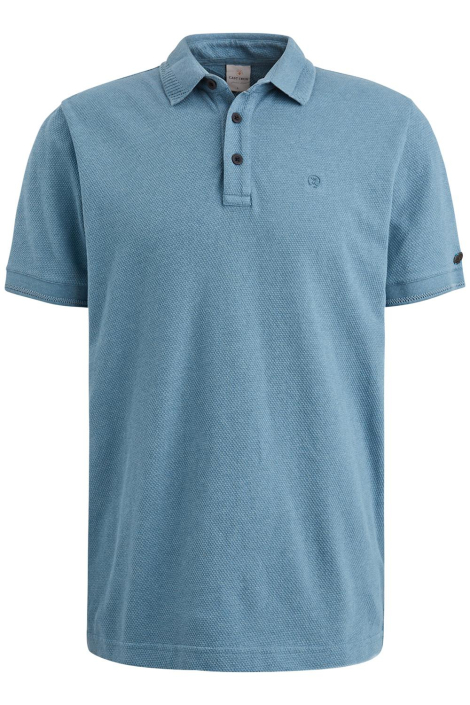 Cast Iron blauwe heren polo