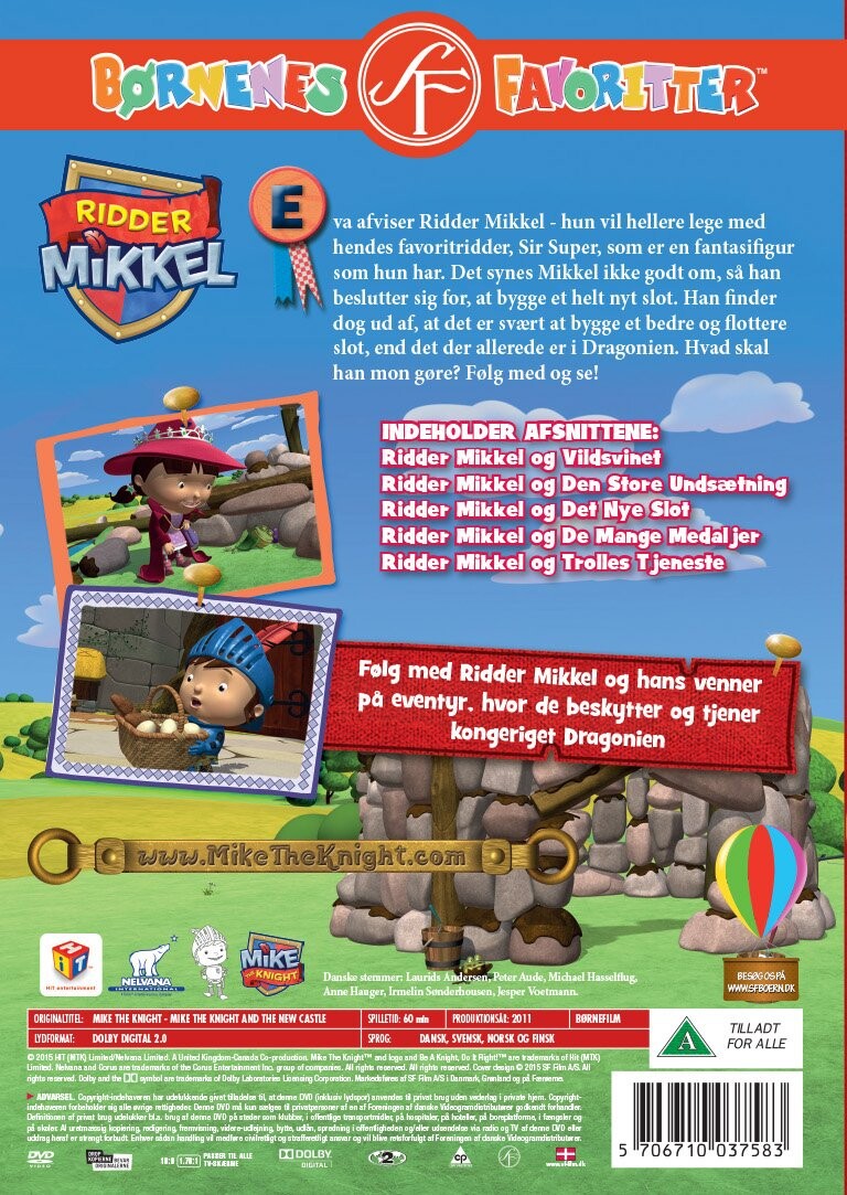 Ridder Mikkel: Det Nye Slot - DVD