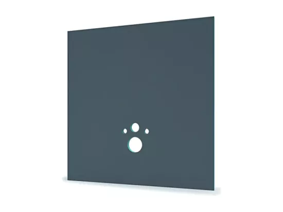Habillage bati support Wedi I Board avec revetement Wedi I Board top carbon noir