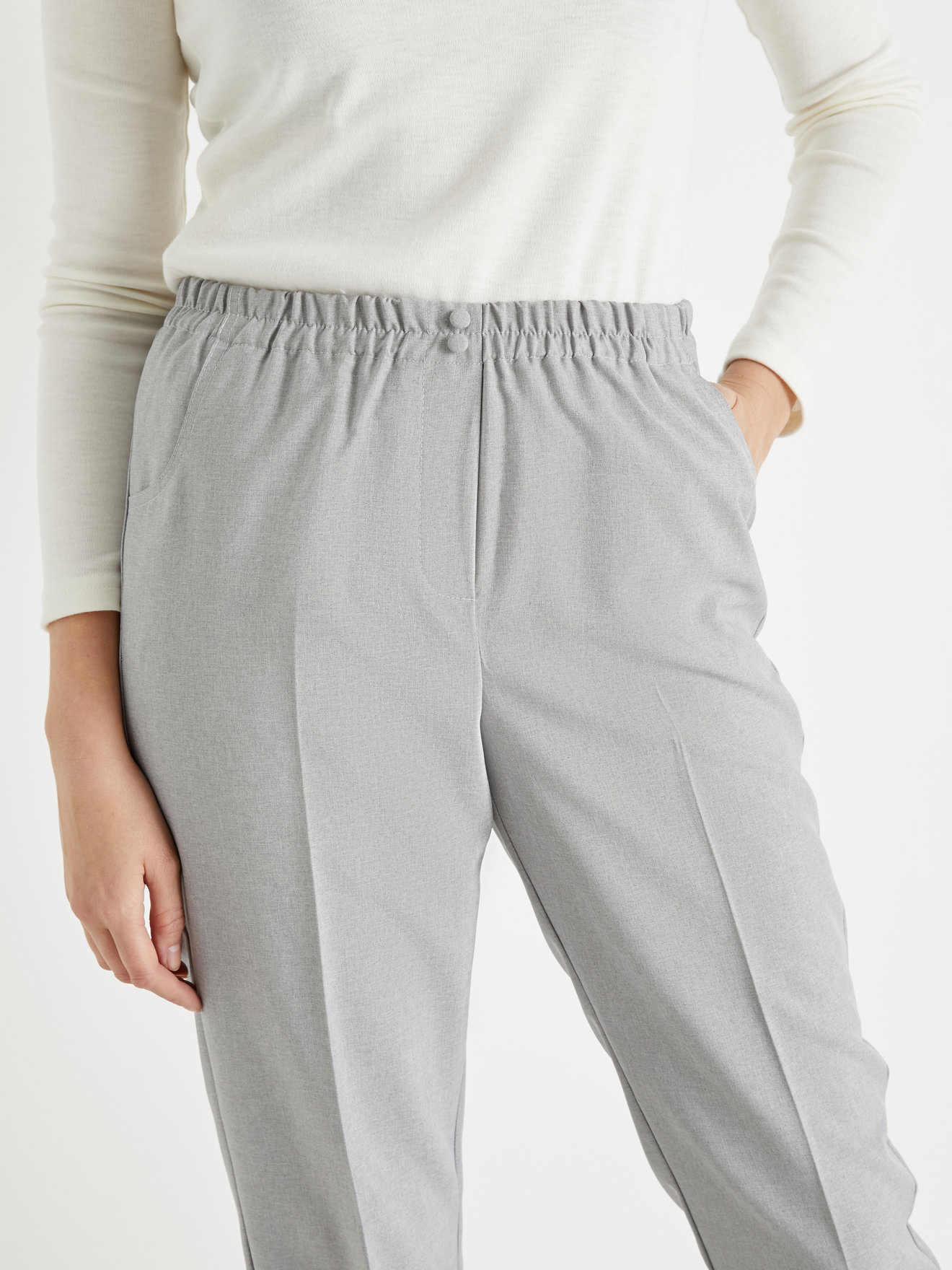 Pantalon élastiqué entrejambe 69cm