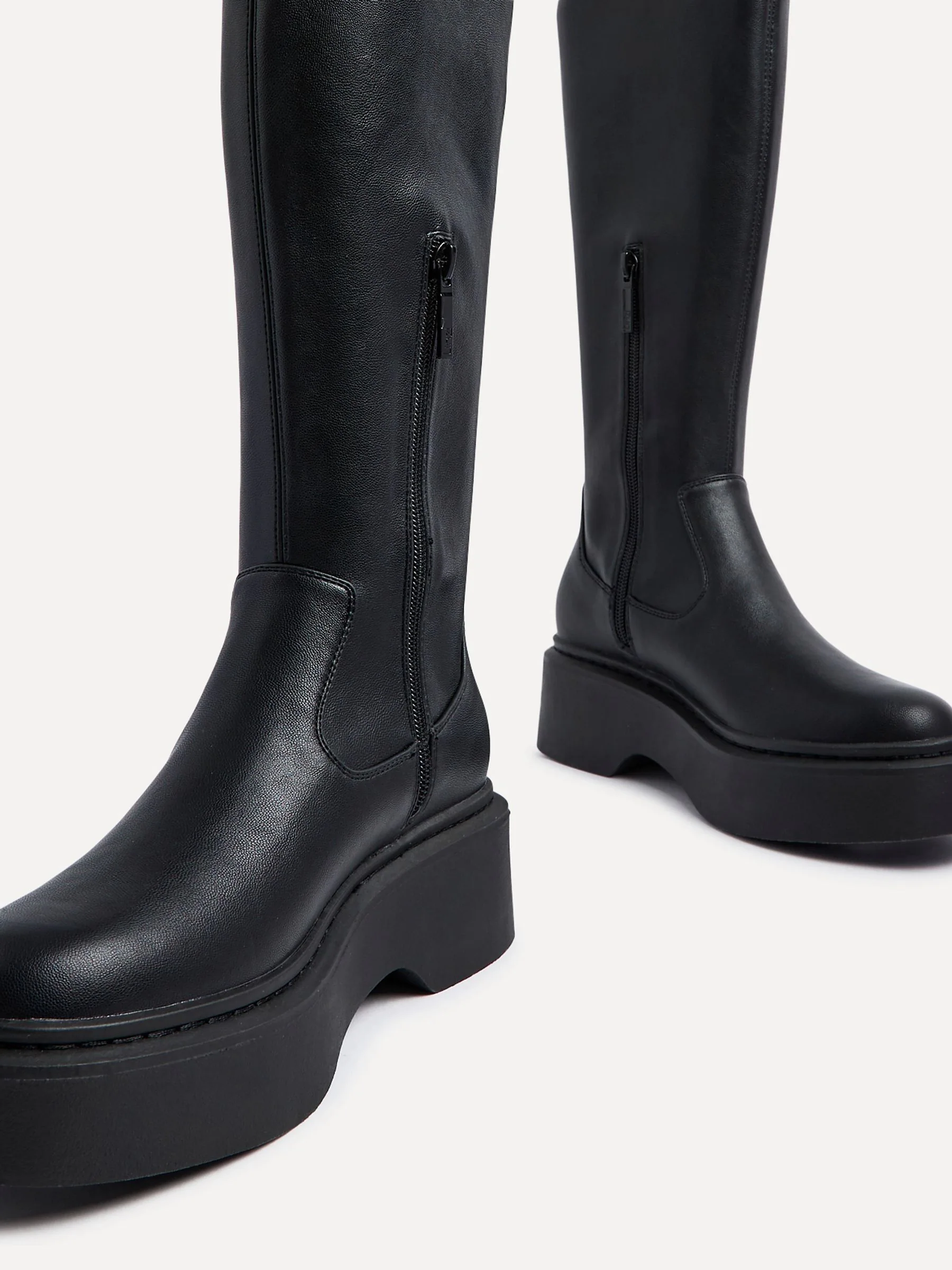 Linzi Bruna Platform High Leg Stretch Boots