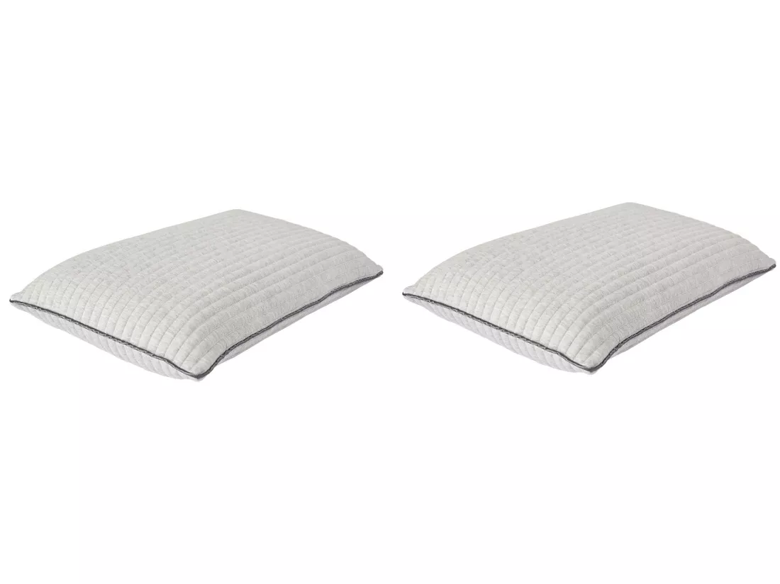 Lot de 2 oreillers softmemory effet mémoire de forme Someo 40x60