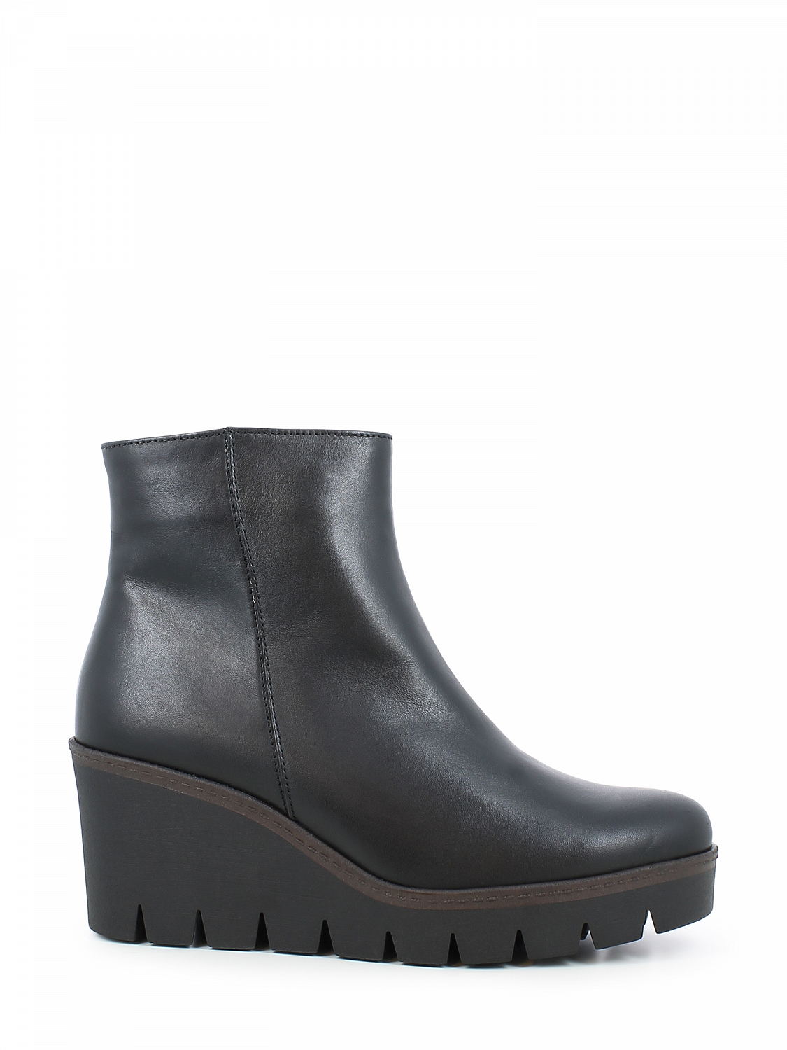Gabor Leather Wedge Booties
