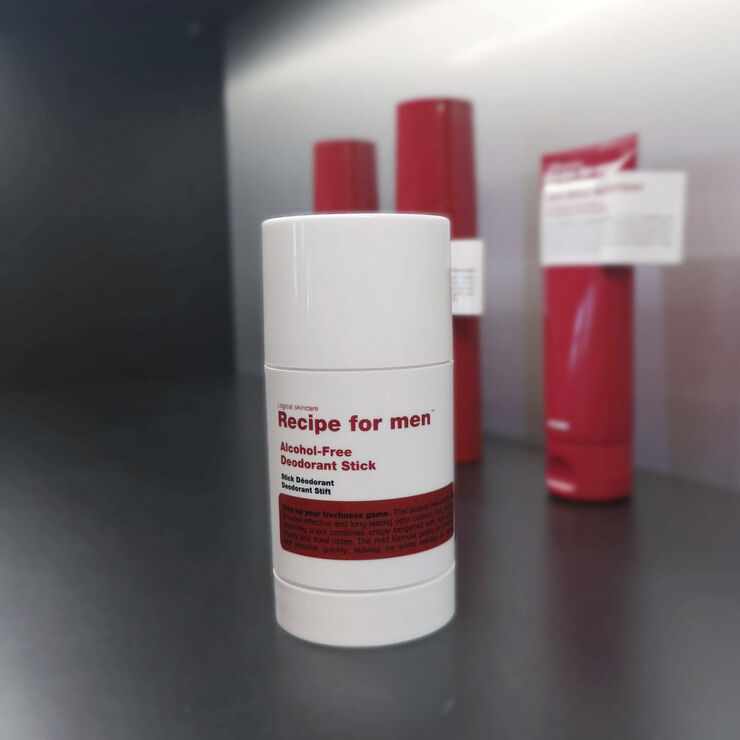 Recipe For Men Alcoholm Free Deodorant Stick 75 ml.