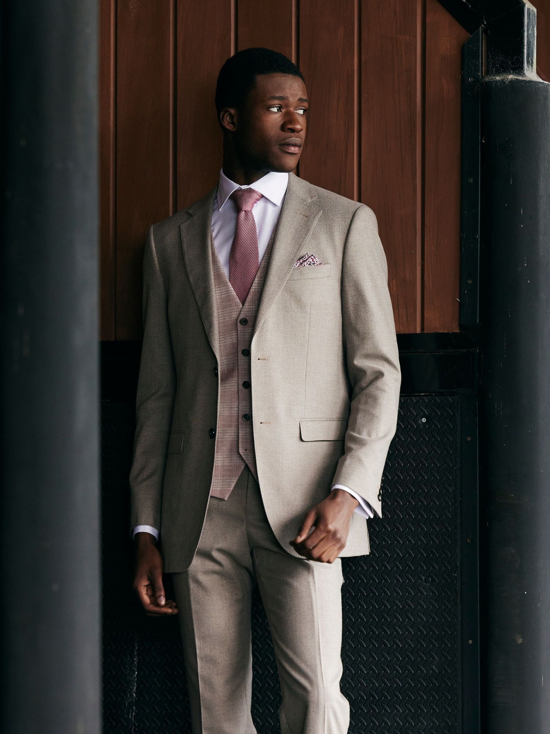 Skopes Jodrell Marl Tweed tailored fit gilet