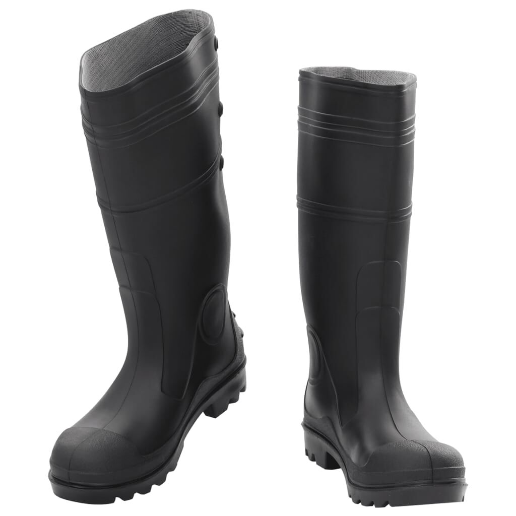 vidaXL Regenlaarzen, Zwart, Maat 38, PVC