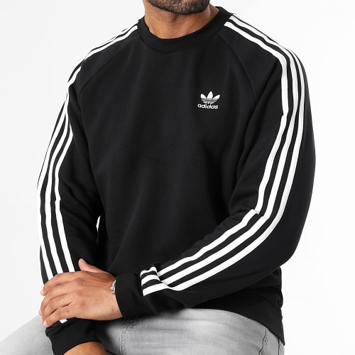 Sweat Crewneck 3 Stripes IA4861 Noir