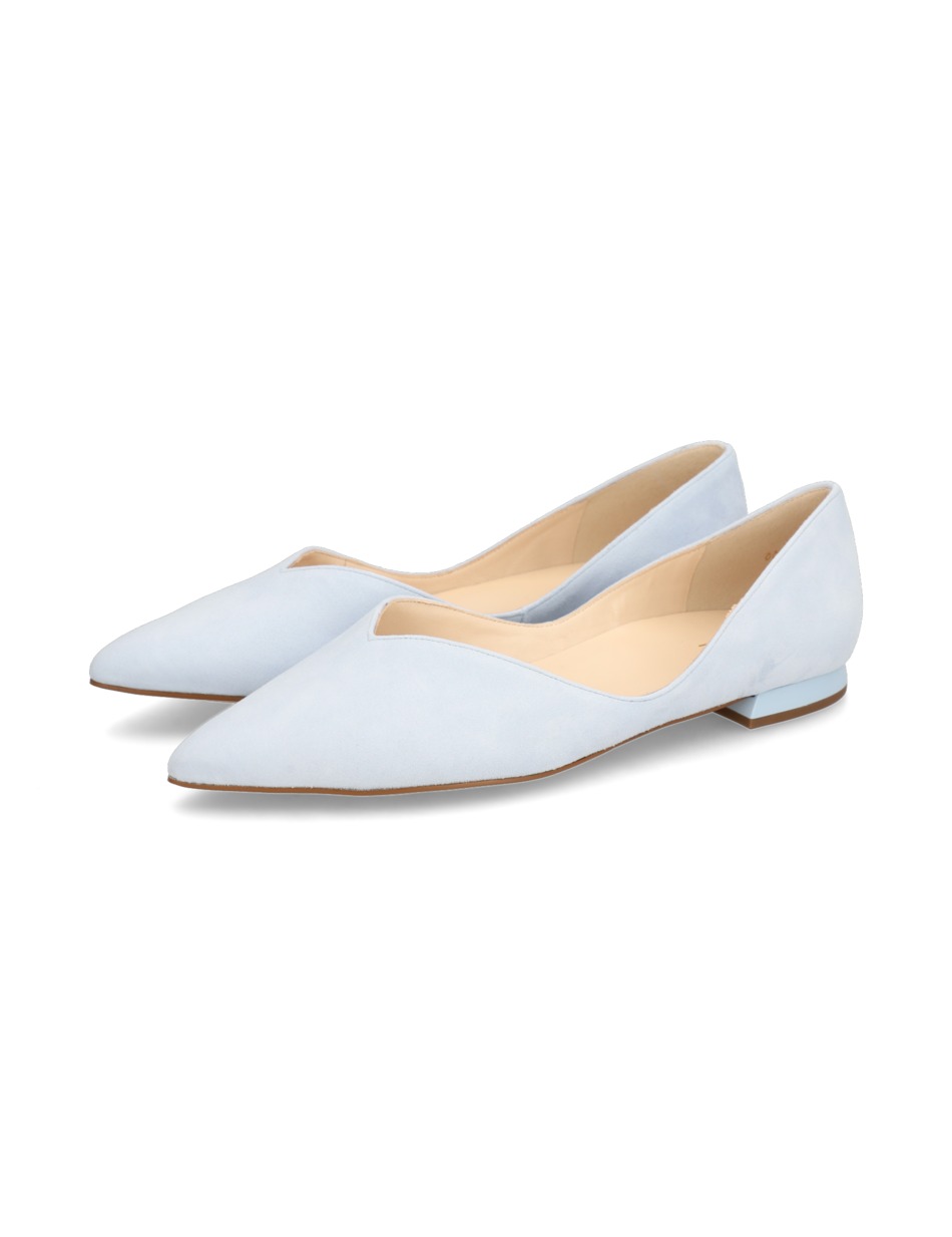 Veloursleder Ballerina