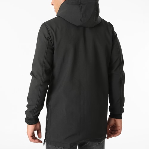Veste Zippée Capuche Noir