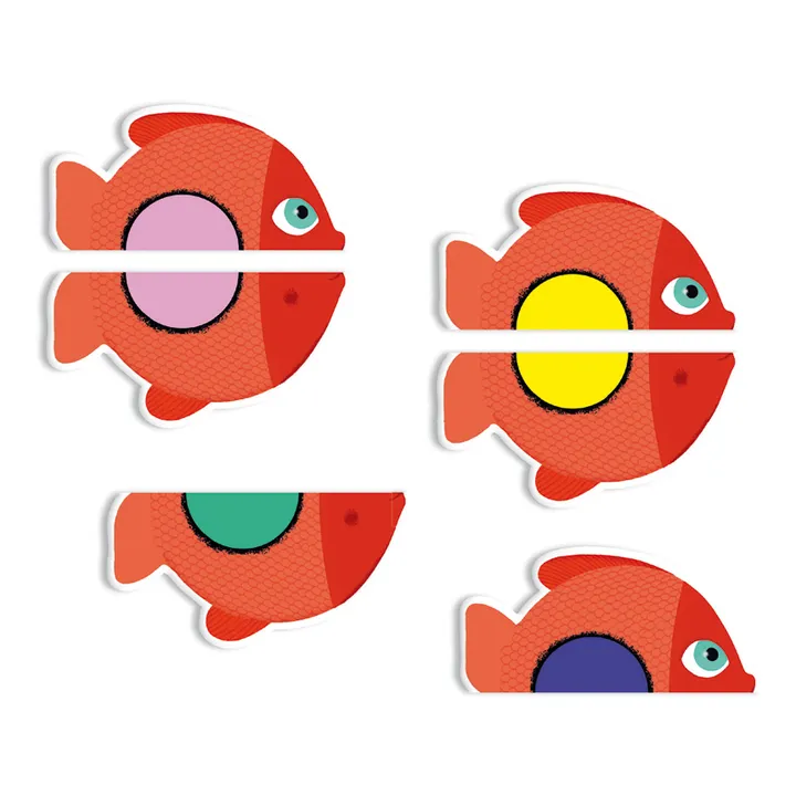Djeco Jeu d'association des couleurs Little Puzzle