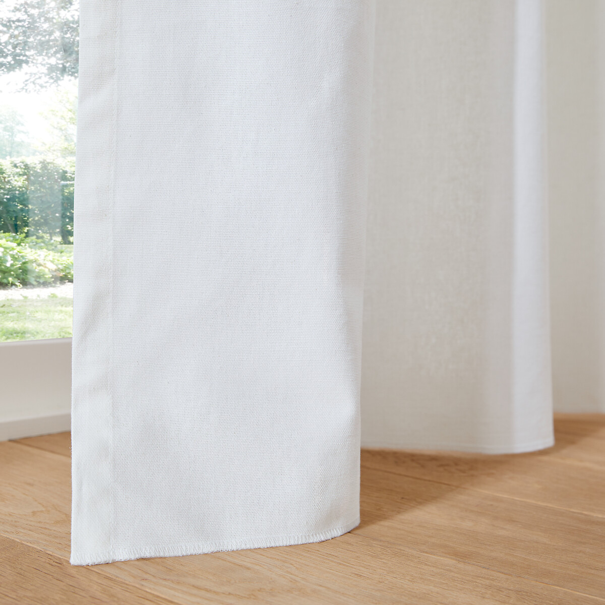 LA REDOUTE INTERIEURS<br>Cortina de algodão com presilhas ocultas, Scénario