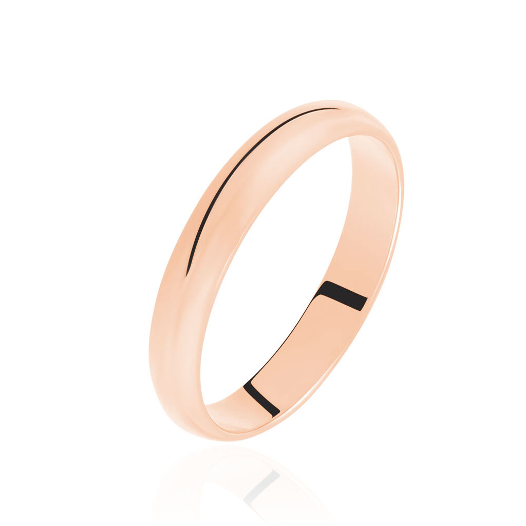 Alliance Aphroditia Demi Jonc Classique Or Rose