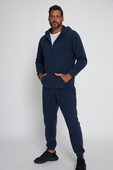 Jogginganzug, Fleece, 2-teilig, Homewear, Kapuze, Kängurutasche