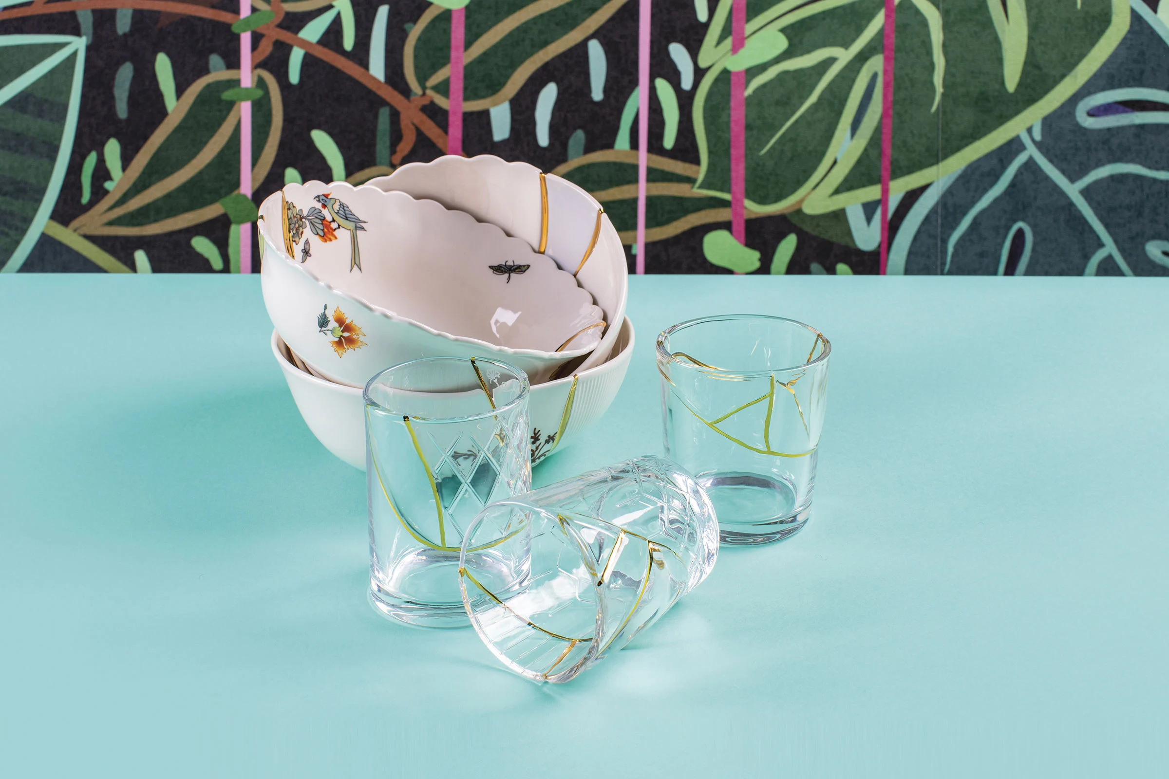 KINTSUGI N°1 - Verre en verre | Transparent