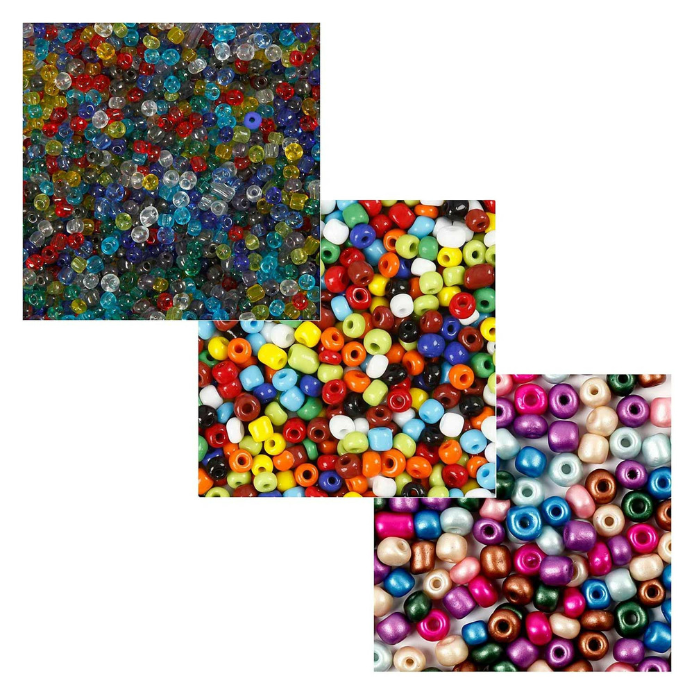 Perles de rocaille ø 4 mm - 390 g