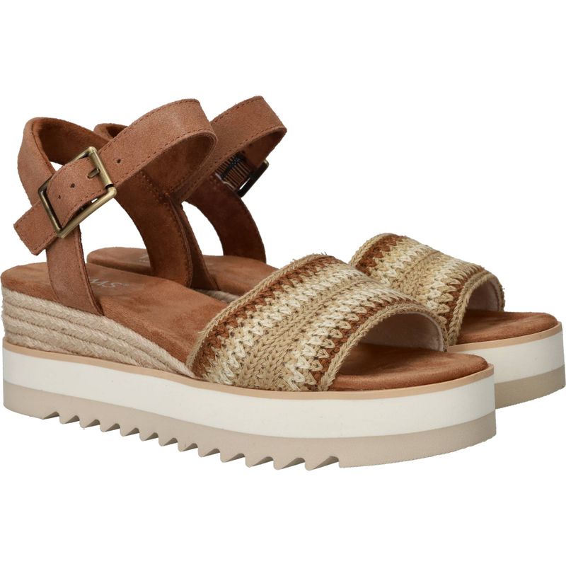 Toms Diana Sandalen Cognac Dames