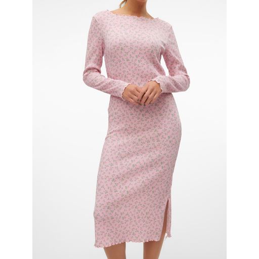 Vero Moda Julia Midi Kjole, Pink-A-Boo, M